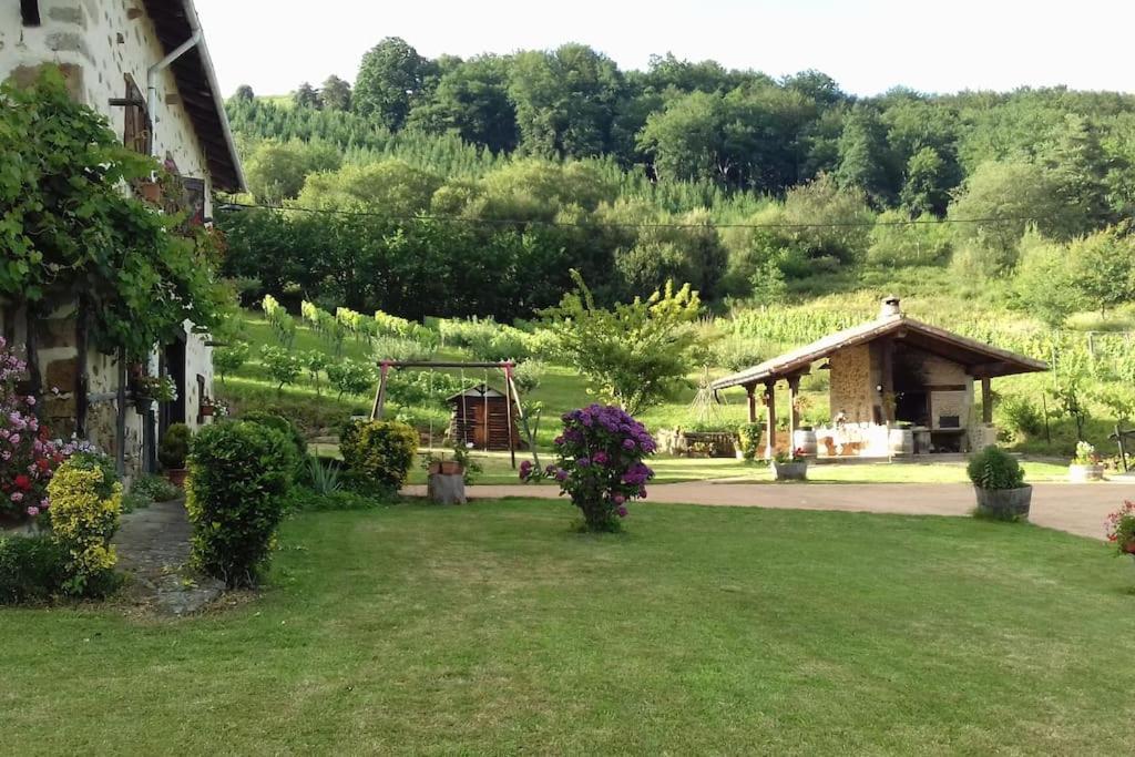 Caserio Vasco Con Piscina Y Barbacoa Orozko Exterior photo
